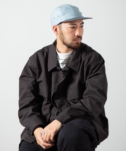 RACAL（ラカル）の「Linen Jet Cap 2 / リネンジェットキャップ2（キャップ・メンズ・ベージュ系その他/ブラック/ブルー系その他・FREE）」の11枚目の写真