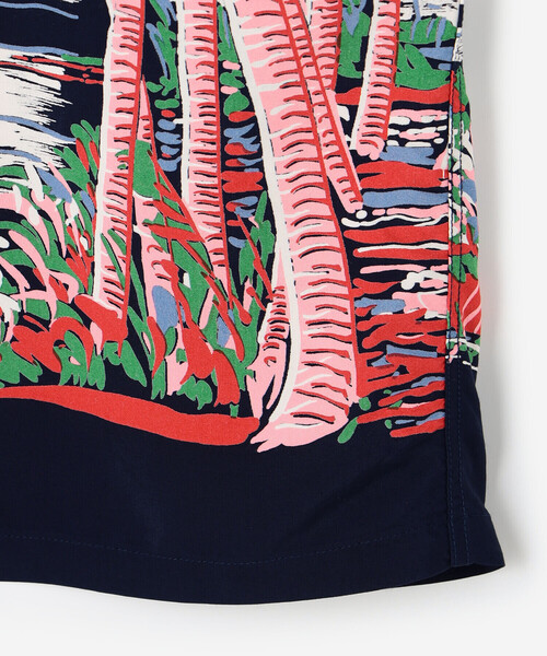 DUKE KAHANAMOKU（デューク カハナモク）の「DUKE KAHANAMOKU | ハワイアンシャツ ココナッツパーム＆ダイヤモンドヘッド MEN（シャツ/ブラウス・メンズ・ブルー系その他5・X-LARGE/LARGE）」の12枚目の写真