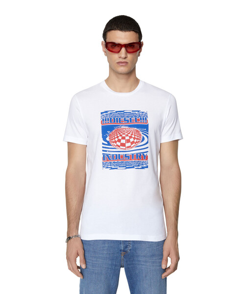 N324 DIESEL ディーゼル プリントTシャツ セール】メンズ Tシャツ プリント（Tシャツ/カットソー）｜DIESEL