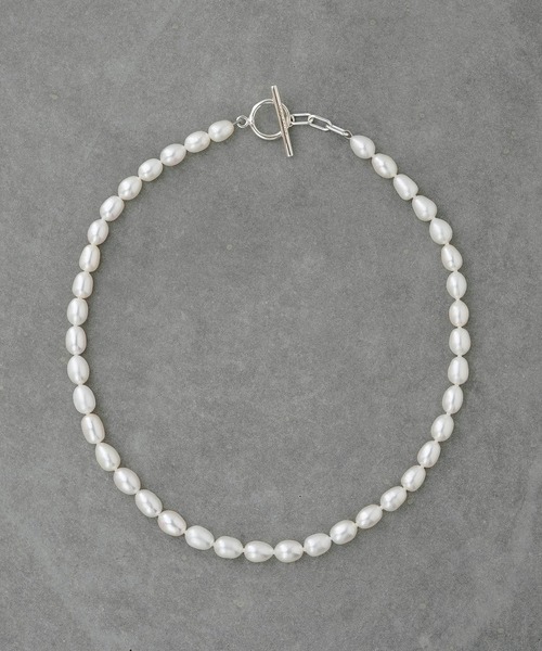 ISOLATION（アイソレーション）の「【ISOLATION / アイソレーション】 White Pearl Necklace / 淡水パール マンテルネックレス（ネックレス・レディース・ホワイト・42cm）」の4枚目の写真