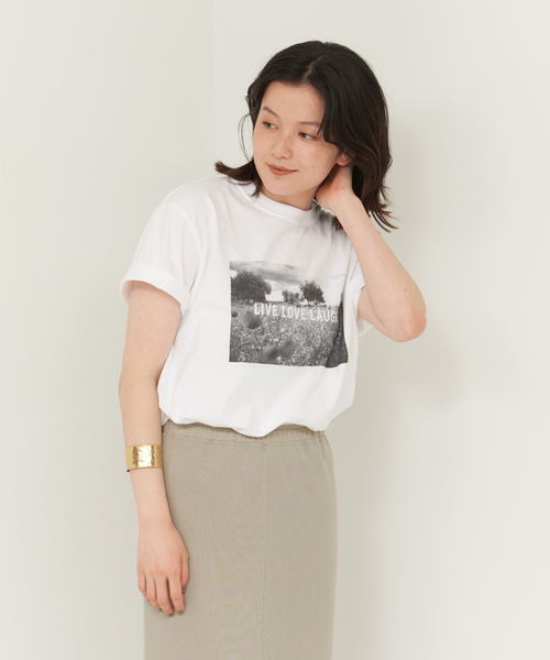 collex（コレックス）の「フォトプリントTシャツ（Tシャツ/カットソー・レディース・ホワイト系その他/ホワイト系その他2・フリー）」の8枚目の写真