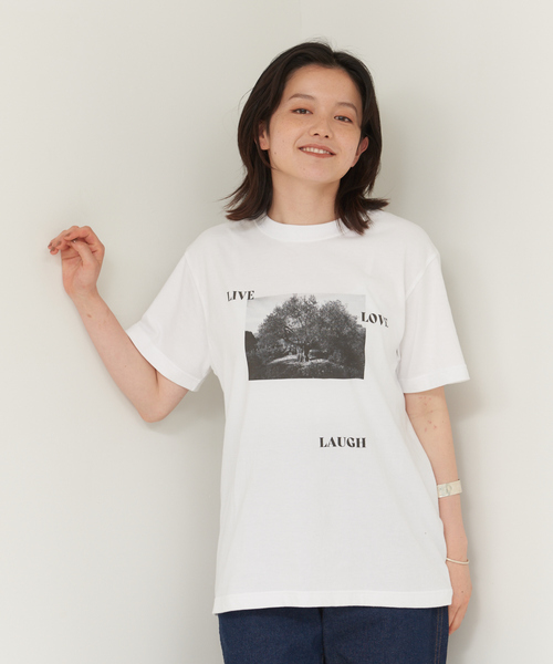 collex（コレックス）の「フォトプリントTシャツ（Tシャツ/カットソー・レディース・ホワイト系その他/ホワイト系その他2・フリー）」の9枚目の写真