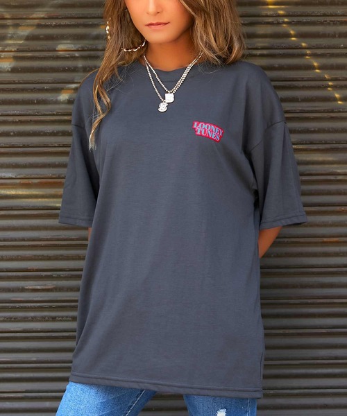 babyShoop（ベイビーシュープ）の「LOONEY TUNES 半袖TOPS【BP】（Tシャツ/カットソー・レディース・ベージュ/ホワイト/グレー・FREE）」の18枚目の写真