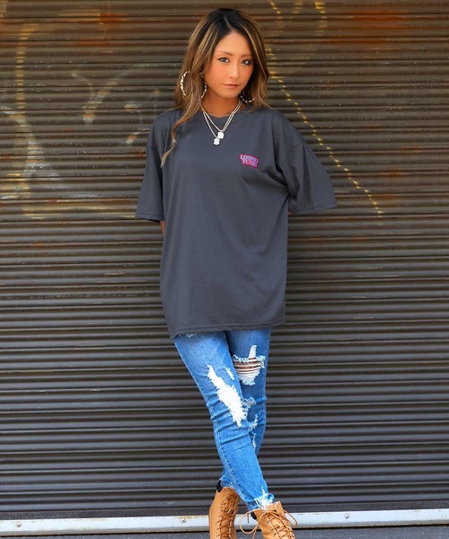 babyShoop（ベイビーシュープ）の「LOONEY TUNES 半袖TOPS【BP】（Tシャツ/カットソー・レディース・ベージュ/ホワイト/グレー・FREE）」の9枚目の写真