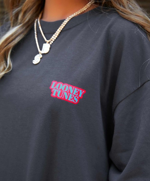 babyShoop（ベイビーシュープ）の「LOONEY TUNES 半袖TOPS【BP】（Tシャツ/カットソー・レディース・ベージュ/ホワイト/グレー・FREE）」の15枚目の写真