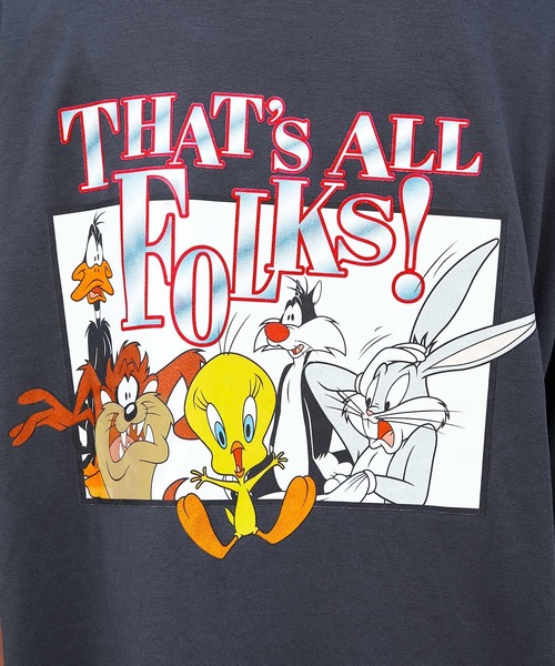 babyShoop（ベイビーシュープ）の「LOONEY TUNES 半袖TOPS【BP】（Tシャツ/カットソー・レディース・ベージュ/ホワイト/グレー・FREE）」の21枚目の写真