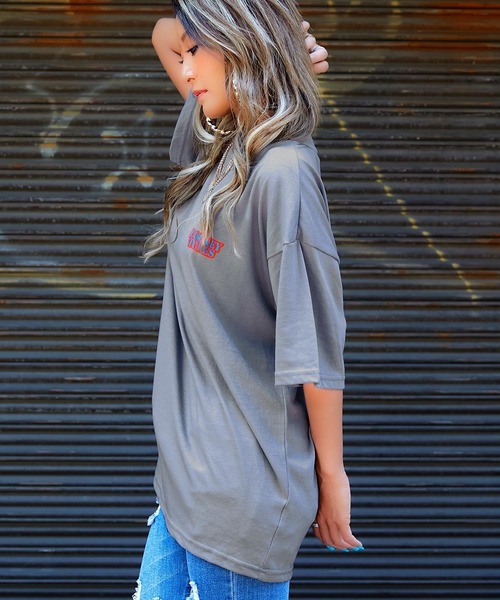 babyShoop（ベイビーシュープ）の「LOONEY TUNES 半袖TOPS【BP】（Tシャツ/カットソー・レディース・ベージュ/ホワイト/グレー・FREE）」の19枚目の写真