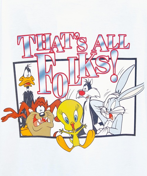 babyShoop（ベイビーシュープ）の「LOONEY TUNES 半袖TOPS【BP】（Tシャツ/カットソー・レディース・ベージュ/ホワイト/グレー・FREE）」の17枚目の写真