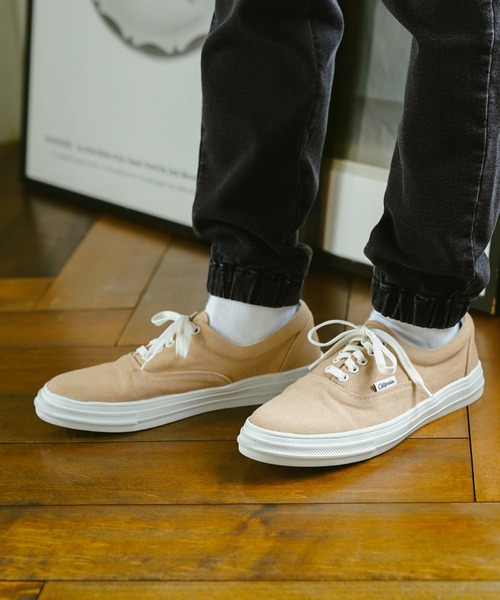 BAYFLOW(ベイフロー)の「キャンバスローカットスニーカー(スニーカー・メンズ・ブラック/ベージュ/グリーン・SMALL/MEDIUM)」の3枚目の写真