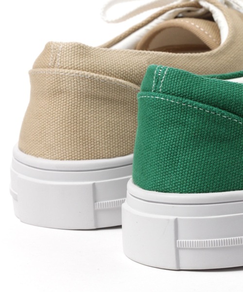 BAYFLOW(ベイフロー)の「キャンバスローカットスニーカー(スニーカー・メンズ・ブラック/ベージュ/グリーン・SMALL/MEDIUM)」の16枚目の写真