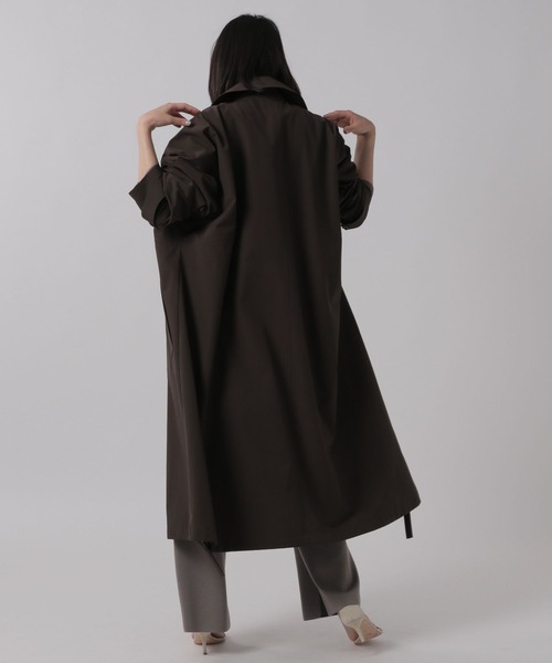 専用chaos×VACHEMENT ロングコート ブラック　トレンチ VACHEMENT（ヴァシュモン）の「Chaos(カオス)/【WEB先行予約