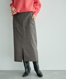 ROPE' | 【雑誌掲載】ポケット付きチェックタイトスカート(スカート)