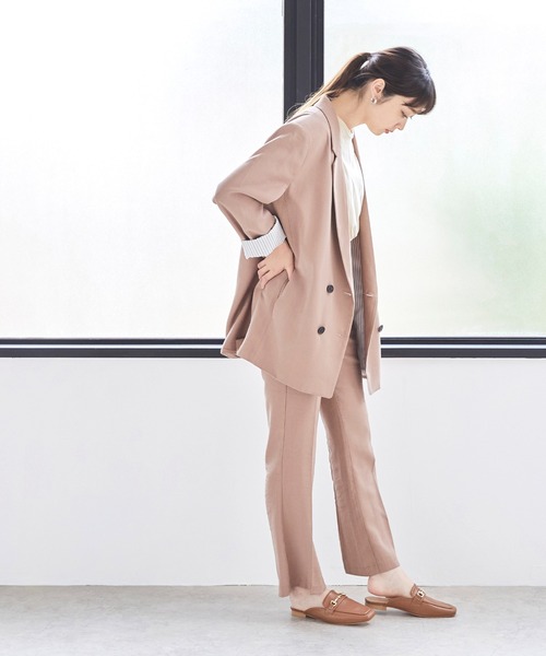 menue（メヌエ）の「ビット付きスクエアトゥローファーミュール（ローファー・レディース・ブラック系その他/アイボリー/キャメル/ブラック/グレイッシュベージュ/ダークブラウン・M/XS/3L/L/S/LL）」の10枚目の写真