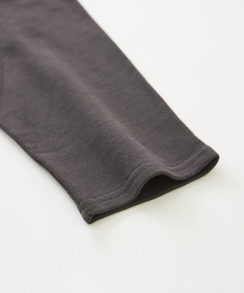 CUBE SUGAR（キューブシュガー）の「WEB限定無地スウェットレイヤード風長袖チュニック（チュニック・レディース・サックスブルー/ナチュラル/チャコールグレー/ピンク・M）」の20枚目の写真