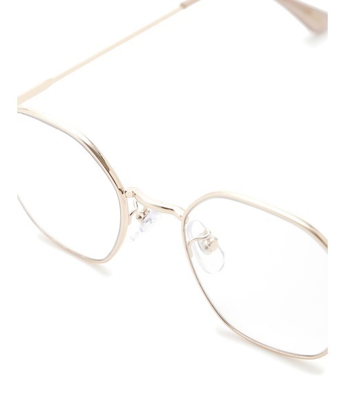 SNIDEL(スナイデル)の「メタルグラス(サングラス・レディース・その他/クリア/ゴールド・FREE)」の7枚目の写真