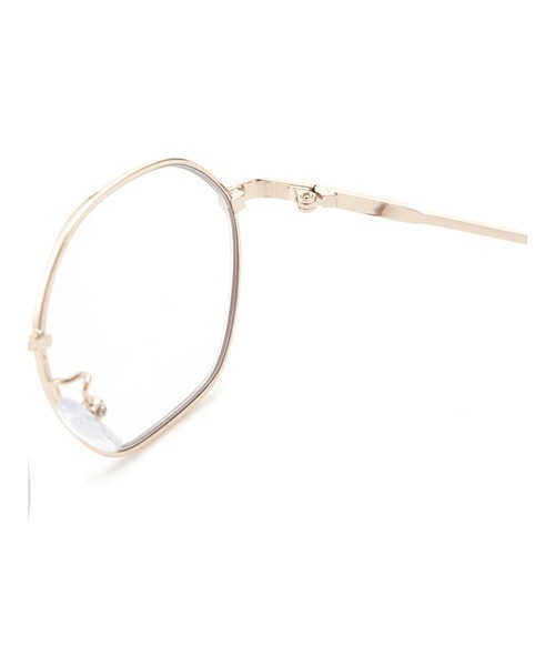 SNIDEL(スナイデル)の「メタルグラス(サングラス・レディース・その他/クリア/ゴールド・FREE)」の8枚目の写真