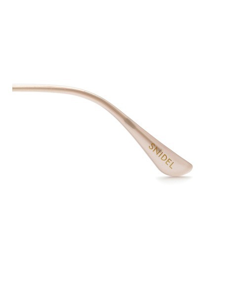 SNIDEL(スナイデル)の「メタルグラス(サングラス・レディース・その他/クリア/ゴールド・FREE)」の10枚目の写真