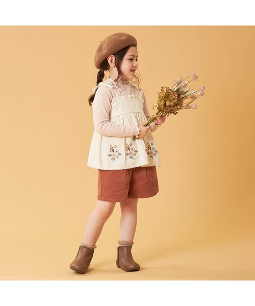 Ampersand（アンパサンド）の「ベレー帽（ハンチング/ベレー帽・キッズ・ブラック/ブラウン/マスタード/ワインレッド・48/50/52/54/56）」の7枚目の写真