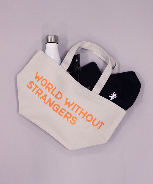 GIORDANO（ジョルダーノ）の「[GIORDANO] ワールドロゴミニランチトートバッグ（トートバッグ・レディース・グレー/カーキ/ホワイト・FREE）」の4枚目の写真