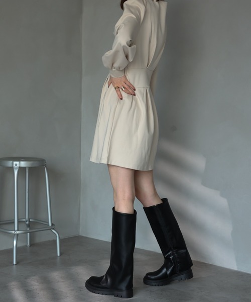 VIVIAN（ヴィヴィアン）の「厚底ラップルーズブーツ ZOZOTOWN+オフィシャルサイト限定商品（ブーツ・レディース・ブラック・LL/S/M/L）」の7枚目の写真