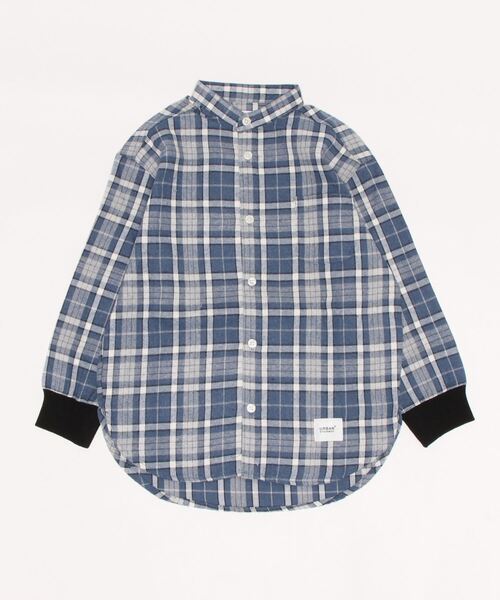 GENERATOR（ジェネレーター）の「GENERATOR/ジェネレーター バンドカラーシャツ（シャツ/ブラウス・キッズ・ブラウン系その他2/ベージュ系その他6/ブルー系その他5/ブラック・M/L/XL）」の11枚目の写真