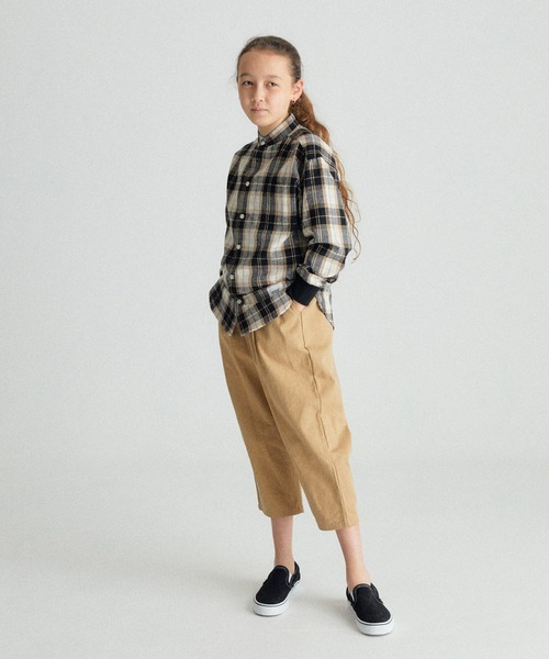 GENERATOR（ジェネレーター）の「GENERATOR/ジェネレーター バンドカラーシャツ（シャツ/ブラウス・キッズ・ブラウン系その他2/ベージュ系その他6/ブルー系その他5/ブラック・M/L/XL）」の13枚目の写真