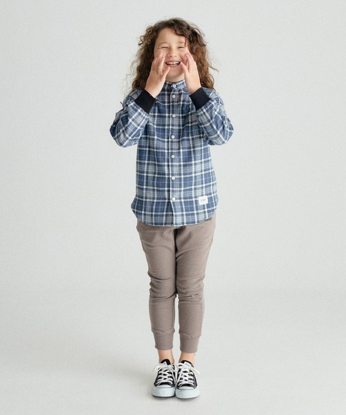 GENERATOR（ジェネレーター）の「GENERATOR/ジェネレーター バンドカラーシャツ（シャツ/ブラウス・キッズ・ブラウン系その他2/ベージュ系その他6/ブルー系その他5/ブラック・M/L/XL）」の5枚目の写真