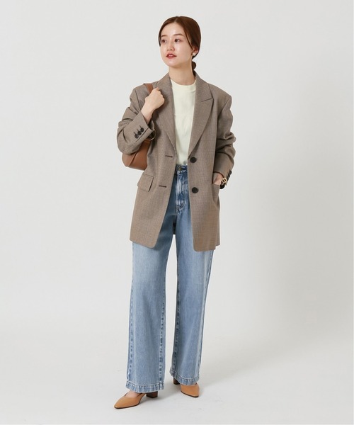 IENA♡オーガニックウールチェックソフトバギーパンツ IENA - 完売品 オーガニックウールチェックソフトバギーパンツの