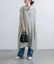 PUAL CE CIN | 【Du noir】ドット柄ワンピース(ワンピース)