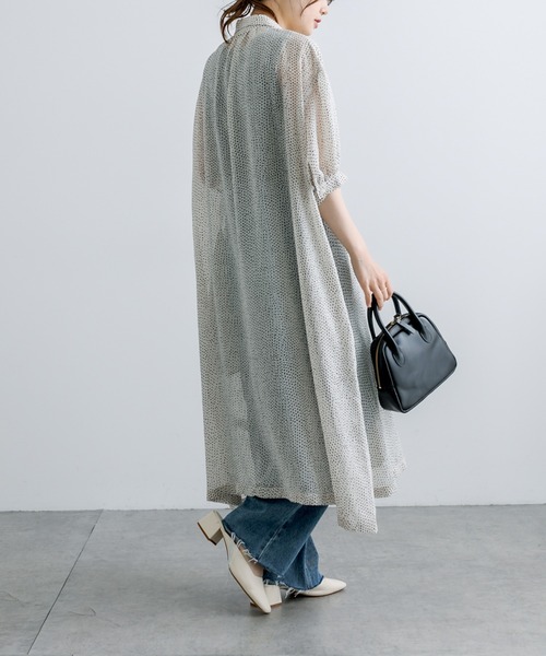 PUAL CE CIN（ピュアルセシン）の「【Du noir】ドット柄ワンピース（ワンピース・レディース・ブラック/アイボリー・FREE）」の17枚目の写真