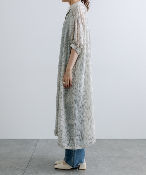 PUAL CE CIN（ピュアルセシン）の「【Du noir】ドット柄ワンピース（ワンピース・レディース・ブラック/アイボリー・FREE）」の15枚目の写真