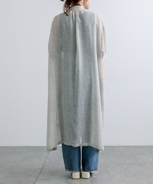 PUAL CE CIN（ピュアルセシン）の「【Du noir】ドット柄ワンピース（ワンピース・レディース・ブラック/アイボリー・FREE）」の11枚目の写真