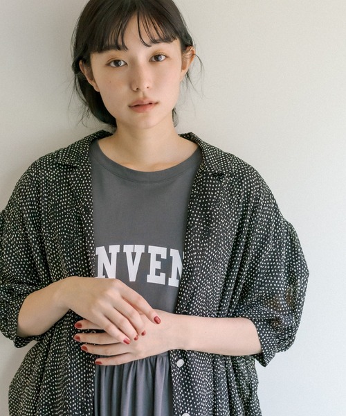 PUAL CE CIN（ピュアルセシン）の「【Du noir】ドット柄ワンピース（ワンピース・レディース・ブラック/アイボリー・FREE）」の21枚目の写真