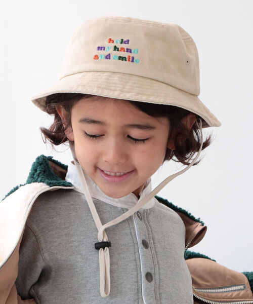 B:MING by BEAMS（ビーミングバイビームス）の「B:MING by BEAMS / バケットハット（ハット・キッズ・ホワイト/ブラック/グリーン・ONE SIZE）」の16枚目の写真