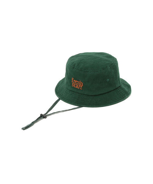 B:MING by BEAMS（ビーミングバイビームス）の「B:MING by BEAMS / バケットハット（ハット・キッズ・ホワイト/ブラック/グリーン・ONE SIZE）」の7枚目の写真