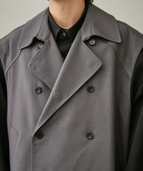 Lui's（ルイス）の「ワイドトレンチベスト（ベスト・メンズ・チャコールグレー/ブラック・FREE）」の18枚目の写真