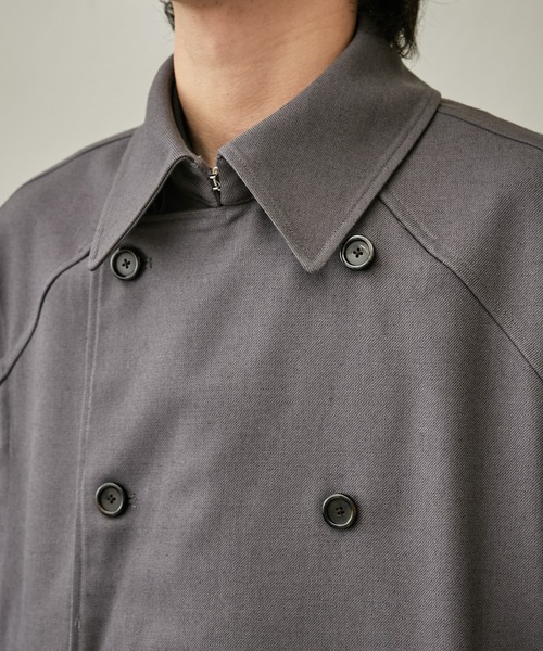 Lui's（ルイス）の「ワイドトレンチベスト（ベスト・メンズ・チャコールグレー/ブラック・FREE）」の22枚目の写真