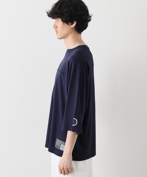 B.C STOCK(ベーセーストック)の「【3x3.EXE】 フットボールTシャツ(Tシャツ/カットソー・メンズ・ホワイト系その他/ネイビー・LARGE/MEDIUM)」の11枚目の写真