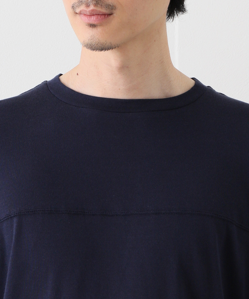 B.C STOCK(ベーセーストック)の「【3x3.EXE】 フットボールTシャツ(Tシャツ/カットソー・メンズ・ホワイト系その他/ネイビー・LARGE/MEDIUM)」の13枚目の写真