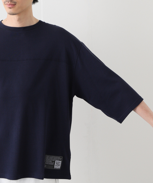 B.C STOCK(ベーセーストック)の「【3x3.EXE】 フットボールTシャツ(Tシャツ/カットソー・メンズ・ホワイト系その他/ネイビー・LARGE/MEDIUM)」の15枚目の写真