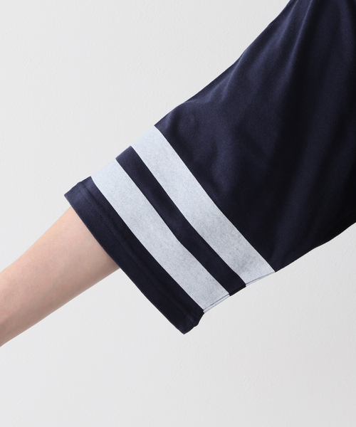 B.C STOCK(ベーセーストック)の「【3x3.EXE】 フットボールTシャツ(Tシャツ/カットソー・メンズ・ホワイト系その他/ネイビー・LARGE/MEDIUM)」の18枚目の写真