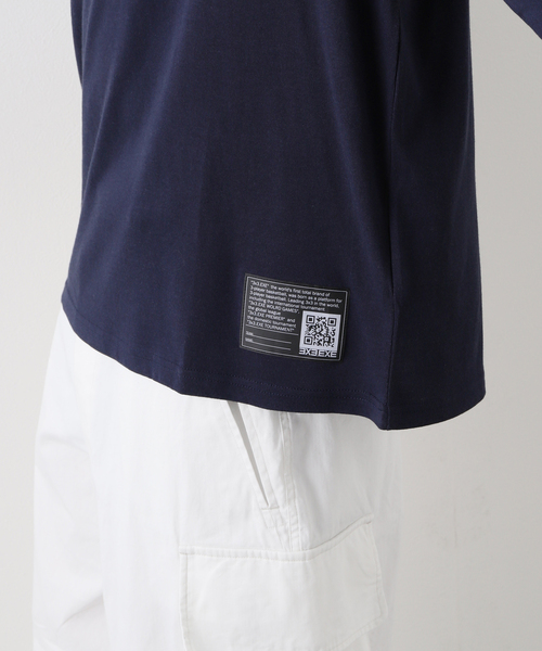B.C STOCK(ベーセーストック)の「【3x3.EXE】 フットボールTシャツ(Tシャツ/カットソー・メンズ・ホワイト系その他/ネイビー・LARGE/MEDIUM)」の21枚目の写真