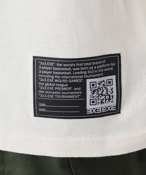 B.C STOCK(ベーセーストック)の「【3x3.EXE】 フットボールTシャツ(Tシャツ/カットソー・メンズ・ホワイト系その他/ネイビー・LARGE/MEDIUM)」の22枚目の写真