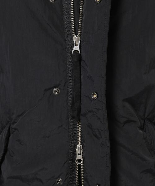 LOWRYS FARM（ローリーズファーム）の「エアサーマルノーカラーコート　344478（ノーカラーコート・メンズ・ブラック/カーキ・MEDIUM/LARGE）」の18枚目の写真