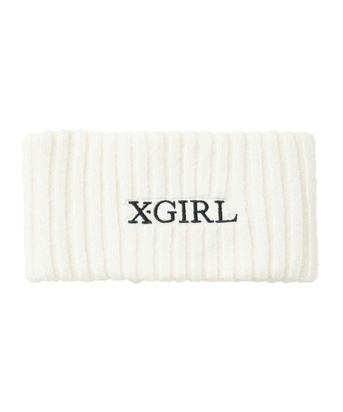 X-girl(エックスガール)の「KNIT HEAD BAND(ヘアバンド・レディース・ホワイト/ブラック/パープル・ONE SIZE)」の13枚目の写真