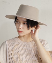 ROSE BUD | (CONTROL FREAK)パイピングポークパイ型ハット(ハット)