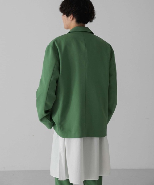 SENSE OF PLACE by URBAN RESEARCH（センスオブプレイスバイアーバンリサーチ）の「バンドカラーロングシャツ（シャツ/ブラウス・メンズ・ホワイト系その他/ホワイト・LARGE/MEDIUM）」の7枚目の写真