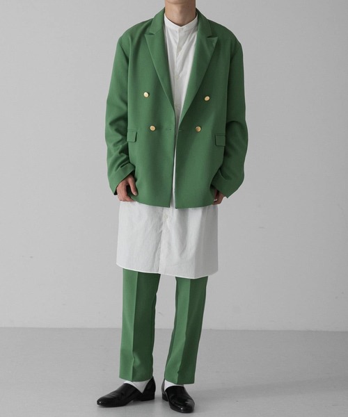 SENSE OF PLACE by URBAN RESEARCH（センスオブプレイスバイアーバンリサーチ）の「バンドカラーロングシャツ（シャツ/ブラウス・メンズ・ホワイト系その他/ホワイト・LARGE/MEDIUM）」の8枚目の写真