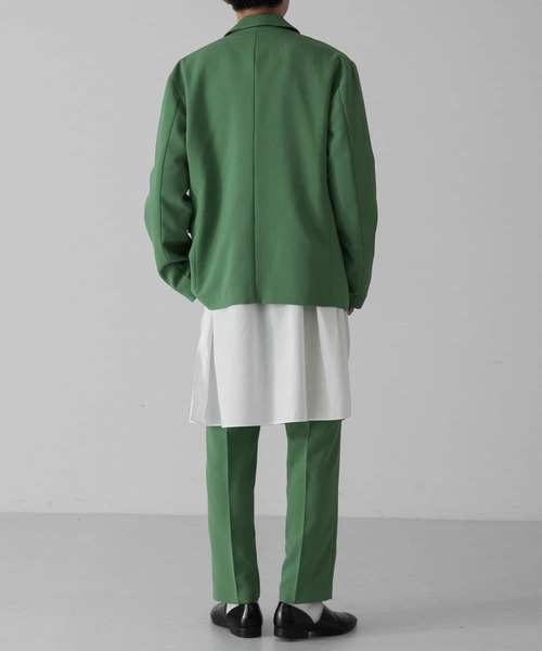 SENSE OF PLACE by URBAN RESEARCH（センスオブプレイスバイアーバンリサーチ）の「バンドカラーロングシャツ（シャツ/ブラウス・メンズ・ホワイト系その他/ホワイト・LARGE/MEDIUM）」の9枚目の写真