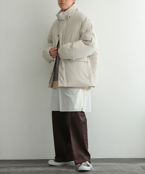 SENSE OF PLACE by URBAN RESEARCH（センスオブプレイスバイアーバンリサーチ）の「バンドカラーロングシャツ（シャツ/ブラウス・メンズ・ホワイト系その他/ホワイト・LARGE/MEDIUM）」の19枚目の写真